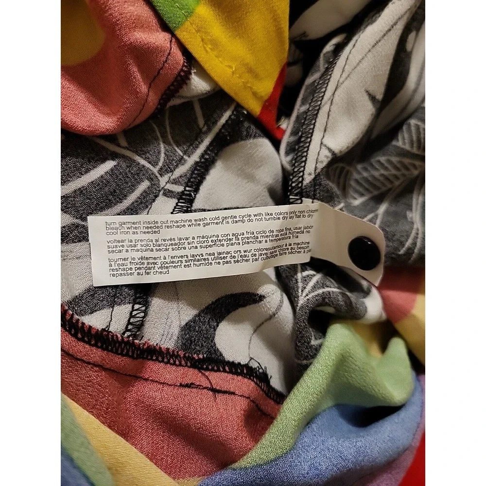 Eloquii Romper With Attached Rainbow Train Women Size 14 Festival (With Flaw) - Picture 6 of 12